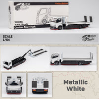 Micro Turbo 1/64 Custom Flatbed - Metallic White