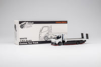 Micro Turbo 1/64 Custom Flatbed - Metallic White