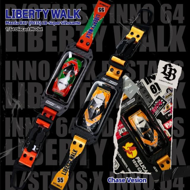 PREORDER INNO64 x D/STANS 1/64 LB-SUPER SILHOUETTE FD3S IN64-DSTANDS-LB-FD3S (Approx. Release Date : Q4 2026 subject to the manufacturer's final decision) **Chase cars are randomly packed**
