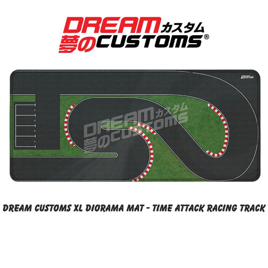Dream Customs TIME ATTACK RACING MAP Desktop Diorama (900x400mm)