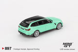 PREORDER MINI GT 1/64 BMW M3 M Performance Touring Mint Green MGT00897-L (Approx. Release Date : Q3 2025 subject to manufacturer's final decision)