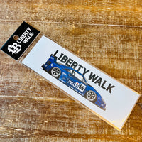 LIBERTY WALK JAPAN Box Sticker F40 Blue ST166-F40BL