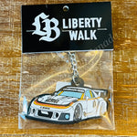 LIBERTY WALK JAPAN Rubber Keychain FD WHITE KY84-WH