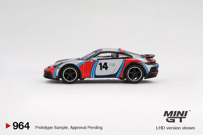 MINI GT 1/64 Porsche 911 Dakar Ice Grey Metallic "Rally 1974" MGT00964-L