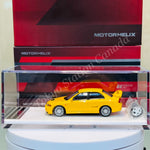 MOTORHELIX 64SENIOR SERIES 1/64 Mitsubishi Lancer Evolution IV Yellow M64007