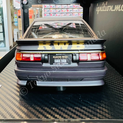 Ignition Model 1/18 RWB AE86 Matte Black IG2606