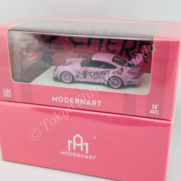 MODERNART 1/64 RWB 964 Cherry Pink with Figurine