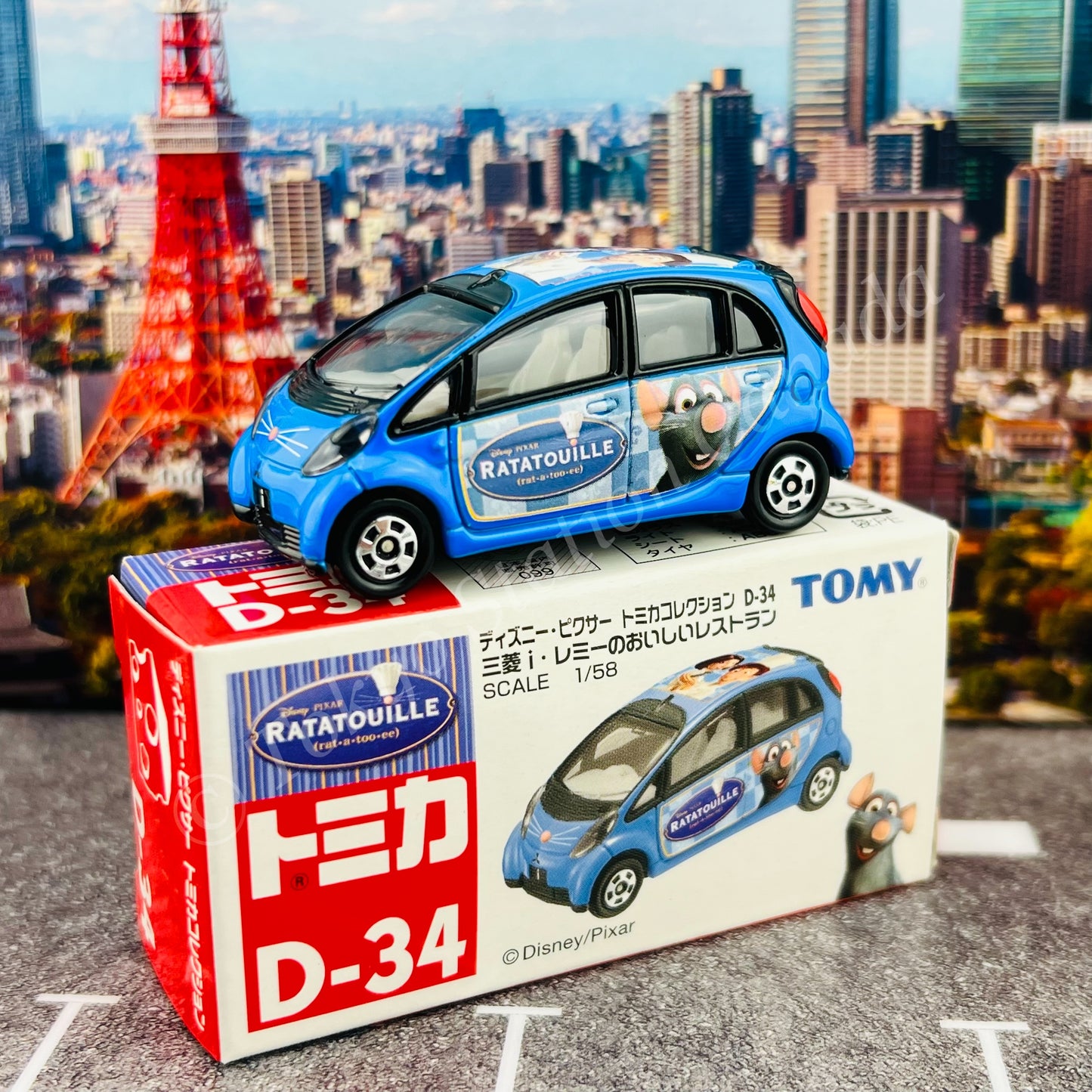 TOMICA Disney Mitsubishi i Ratatouille D-34