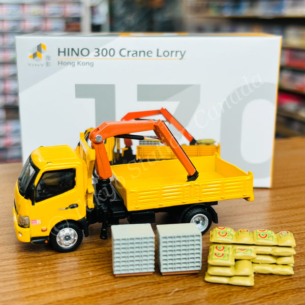 TINY 微影 1/76 Tiny City 170 HINO 300 Crane Lorry ATC65528