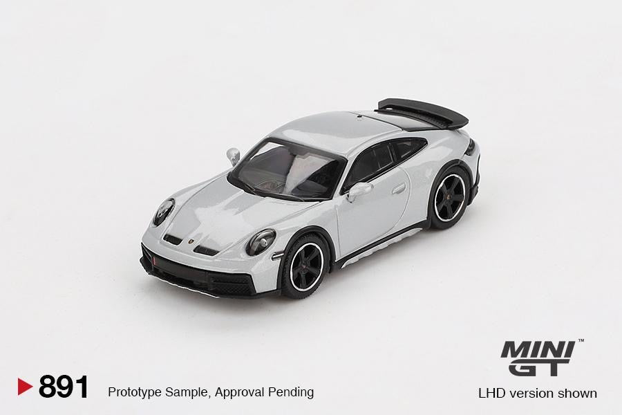 MINI GT 1/64 Porsche 911 Dakar Ice Gray Metallic  MGT00891-BL