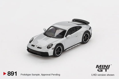 MINI GT 1/64 Porsche 911 Dakar Ice Gray Metallic  MGT00891-BL
