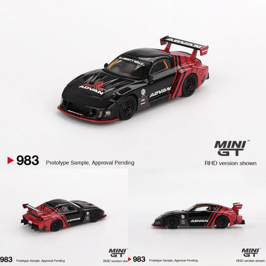 MINI GT 1/64 Mazda RX-7 LB-Super Silhouette Advan MGT00983