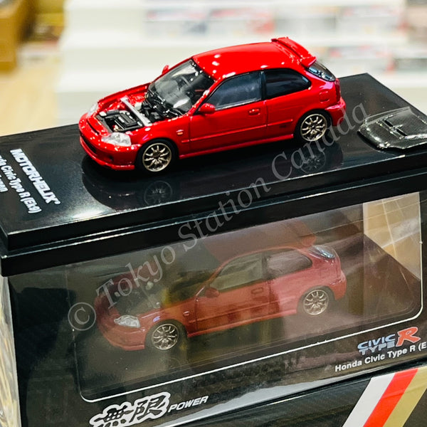 MOTORHELIX 64INTERN SERIES 1/64 Honda Civic Type R EK9 Mugen Milano Red M65012