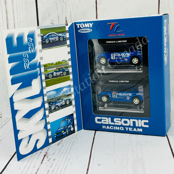 TOMY TOMICA LIMITED Calsonic Racing Team Limited Blue Box Set