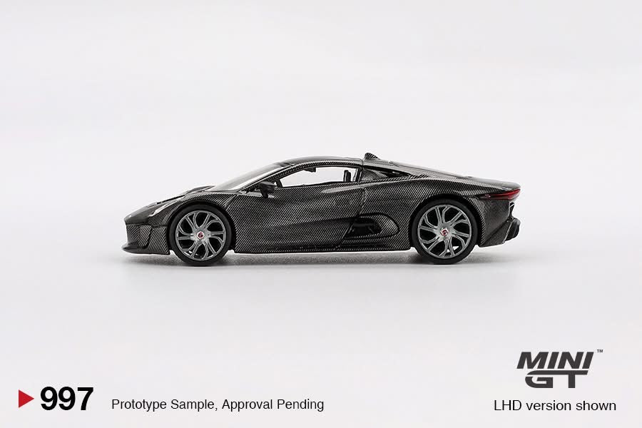 MINI GT 1/64 Jaguar C-X75 Test Car – Black MGT00997-BL