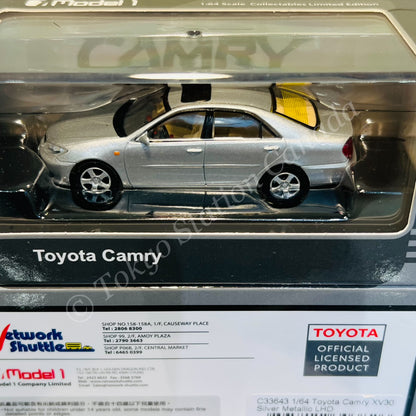 MODEL 1 1/64 Toyota Camry - Silver Metallic LHD C33643