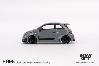 MINI GT 1/64 Abarth 595 LB-WORKS x Abas Works – Grey MGT00995-BL