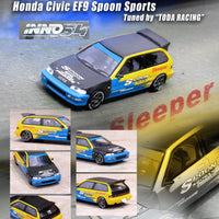 INNO64 1/64 HONDA CIVIC (EF9) Spoon Livery Tuned by "TODA RACING Japan" IN64-EF9-SPTR