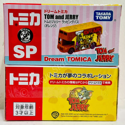 Dream TOMICA SP Tom and Jerry Wrapping Bus (Orange)