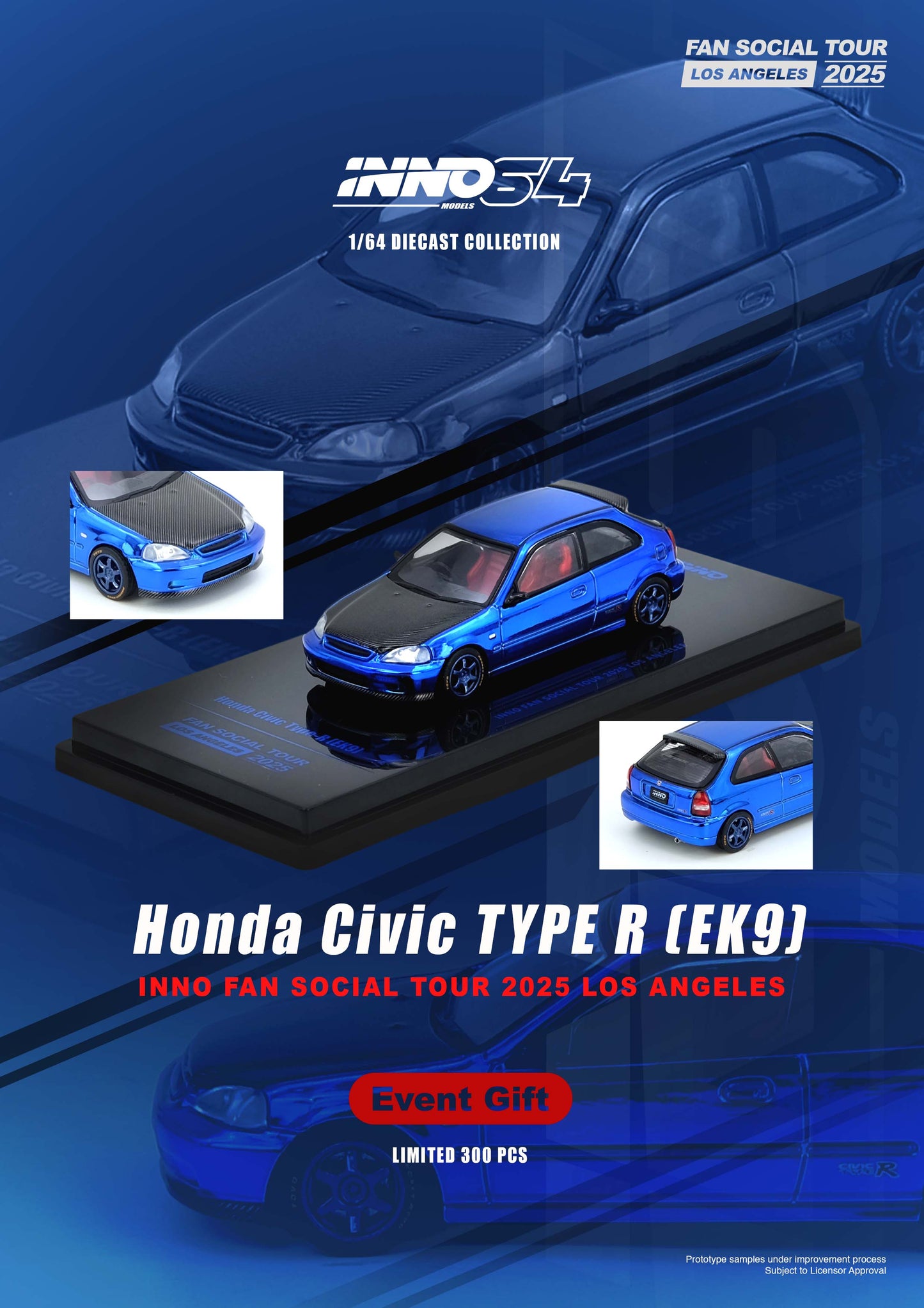 LOS ANGELES - POPRACE x INNO64 EVENT TICKET + POPRACE and INNO Event Car (Nov 8th, 2025)