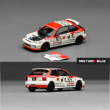 PREORDER Motorhelix 1/64 Honda Civic TYPE R (EK9) Idemitsu Motion Red M65040 (Approx. Release Date: Q1 2026 and subject to the manufacturer's final decision)