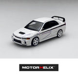PREORDER Motorhelix 1/64 Mitsubishi Lancer Evolution IV GSR Mine's Livery M64021 (Approx. Release Date: Q1 2026 and subject to the manufacturer's final decision)