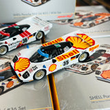 TINY x SPARKY 1/64 Porsche 962 LM SHELL COMBO - Winner 24h Le Mans 1994 #35 & #36 YCOMBO64004