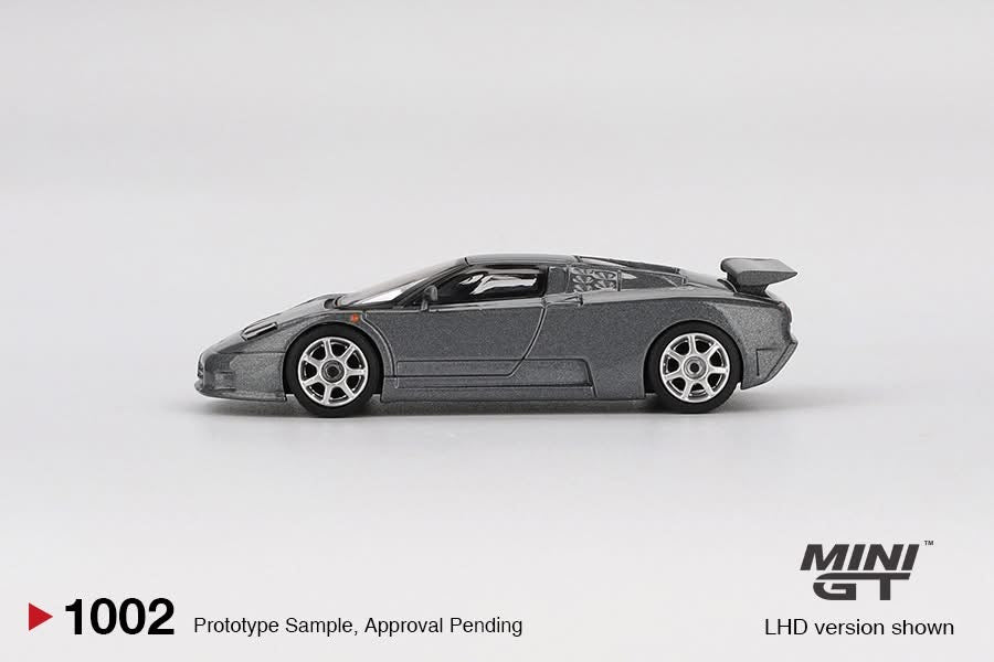 MINI GT 1/64 Bugatti EB110 Super Sport Grigio Scuro MGT01002-BL