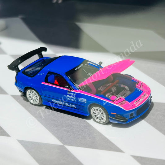POPRACE 1/64 MAZDA RX7 FCS3 RE AMEMIYA APA XPO 2025 Exclusive Model S44-APAXPO2025