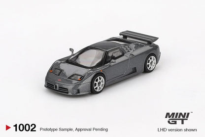 MINI GT 1/64 Bugatti EB110 Super Sport Grigio Scuro MGT01002-BL