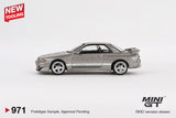 PREORDER MINI GT 1/64 Nissan Skyline GT-R (R32) Veilside Combat C-I Veilside Combat Grey MGT00971-R (PAPER BOX) (Approx. Release Date : Q3 2025 subject to manufacturer's final decision)