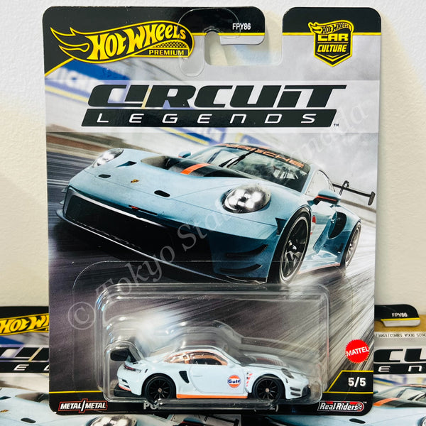 HOTWHEELS PREMIUM CAR CULTURE CIRCUIT LEGNEDS PORSCHE 911 GT3 R (992) JBK65