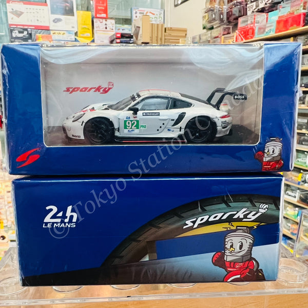 SPARKY 1/64 Porsche 911 RSR-19 No.92 Porsche GT Team 24H Le Mans 2022 M. Christensen - K. Estre - L. Vanthoor Y274