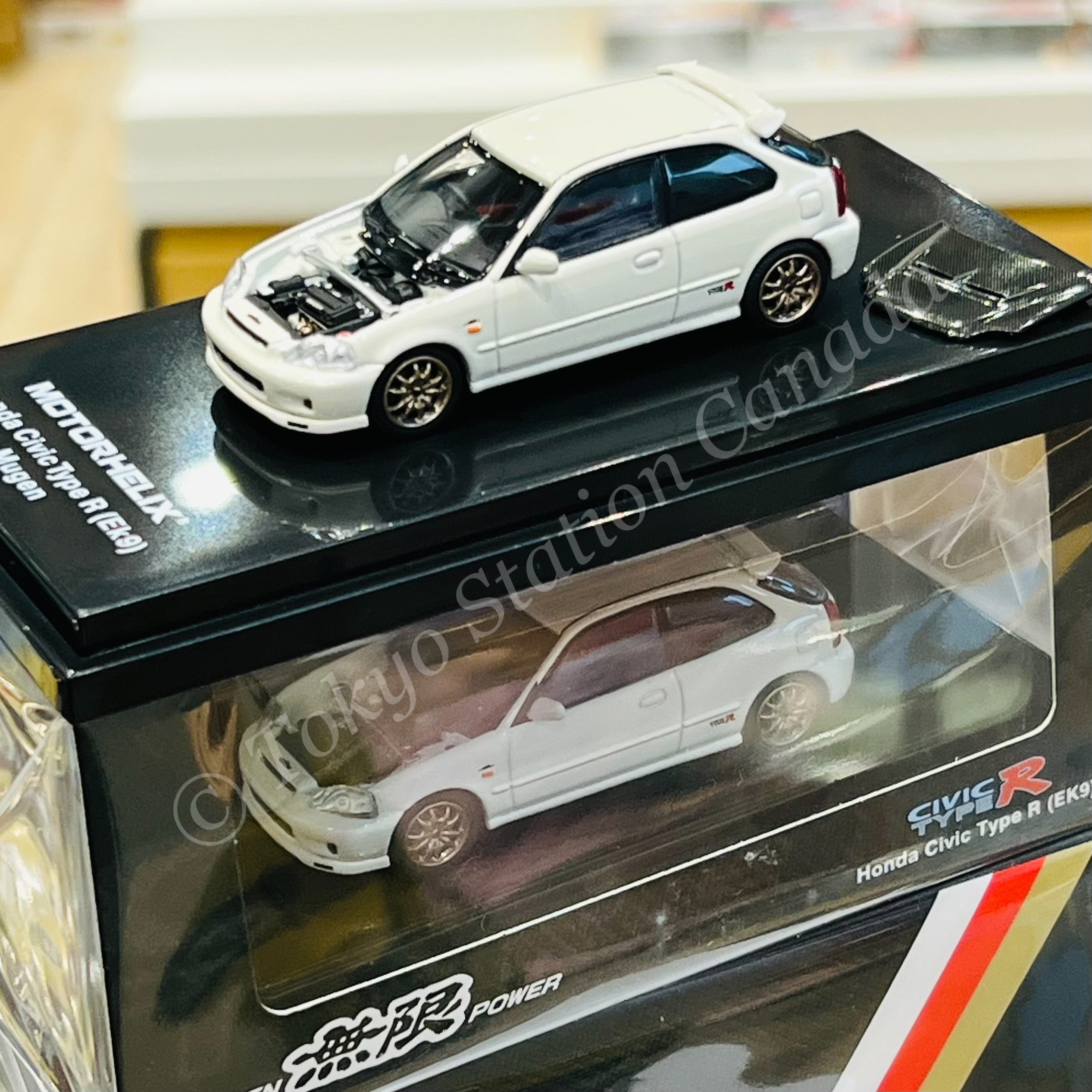 MOTORHELIX 64INTERN SERIES 1/64 Honda Civic Type R EK9 Mugen