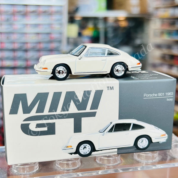 MINI GT 1/64 Porsche 901 1963 Ivory LHD MGT00642-L