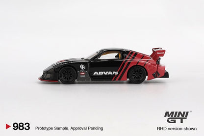 MINI GT 1/64 Mazda RX-7 LB-Super Silhouette Advan MGT00983