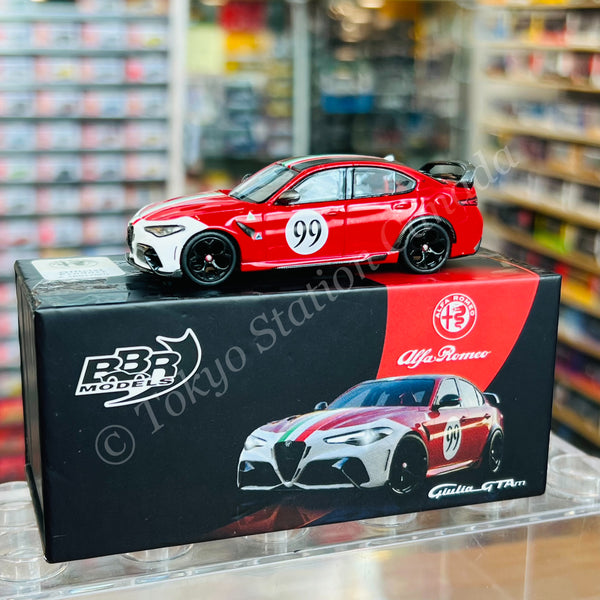 BBR 1/64 Alfa Romeo Giulia GTAm Rosso GTA #99 Centro Stile Livery BBRDIE6412