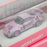 MODERNART 1/64 RWB 964 Cherry Pink with Figurine