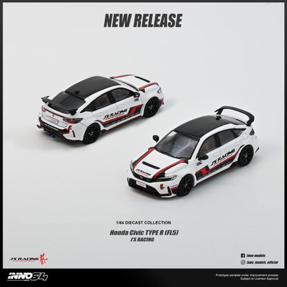 PREORDER INNO64 1/64 HONDA CIVIC (FL5) J'S RACING IN64-FL5JS-WHI (Approx. Release Date : Q4 2026 subject to the manufacturer's final decision)
