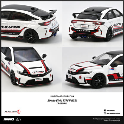 PREORDER INNO64 1/64 HONDA CIVIC (FL5) J'S RACING IN64-FL5JS-WHI (Approx. Release Date : Q4 2026 subject to the manufacturer's final decision)
