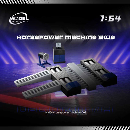 ModelModel 1/64 Horsepower Machine (Blue) Diorama MM64-horsepowermachine-003