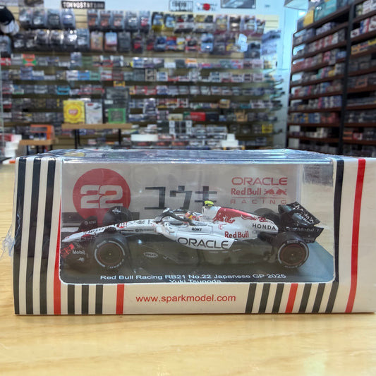 SPARK 1/64 Red Bull Racing RB21 No.22 Oracle Red Bull Racing Japanese GP 2025 Yuki Tsunoda Y442