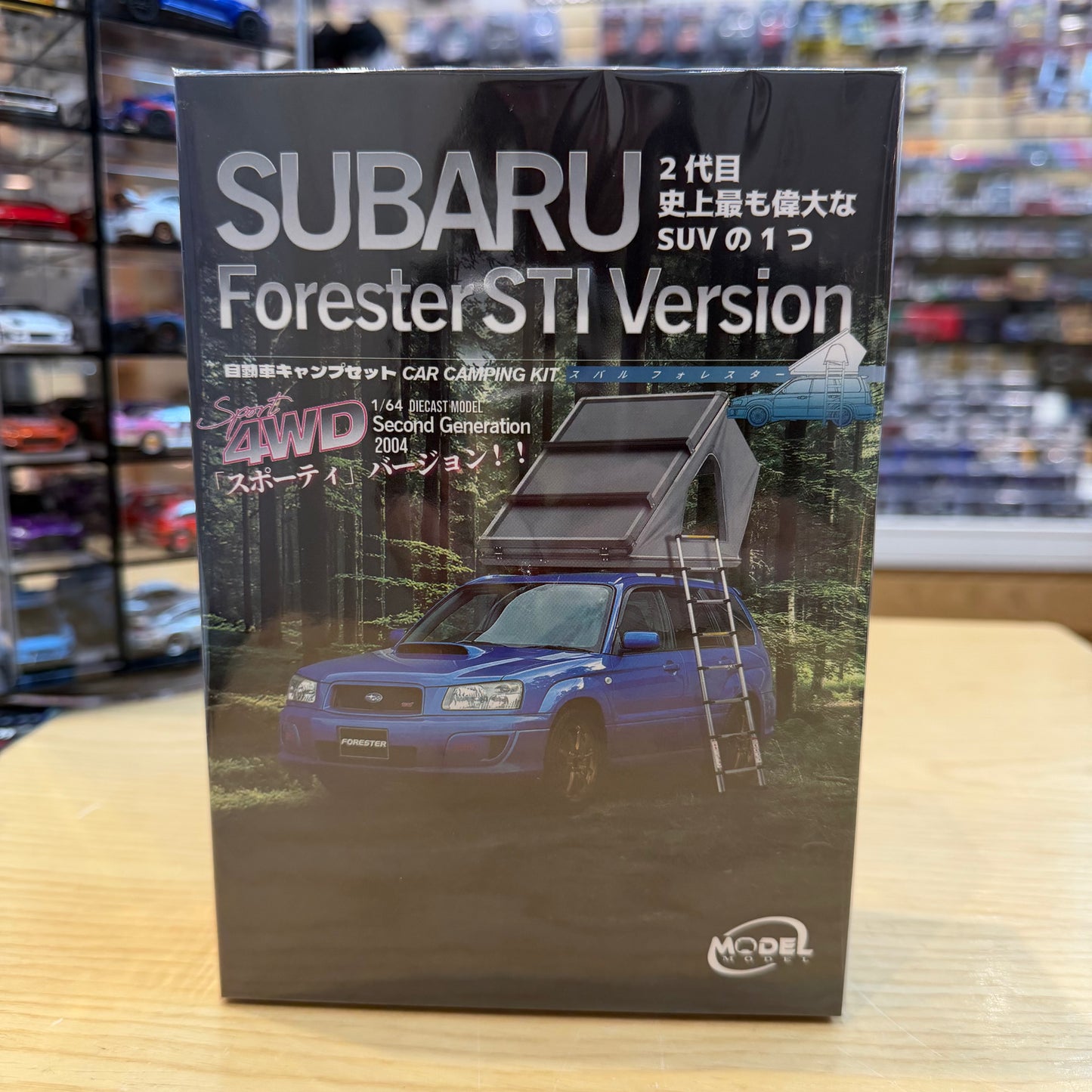 MODELMODEL 1/64 Subaru Forester STI Version Special Edition Blue MM64-SG9-Special Edition