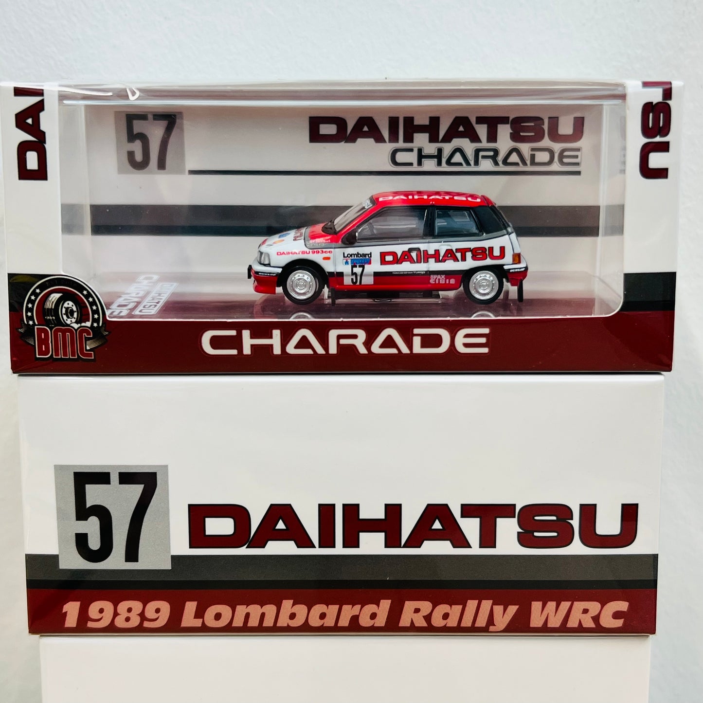 BM Creations 1/64 Daihatsu Charade 1991 Winner of Rallye Monte Carlo 1988 (Class 3)  (TMCS Malaysia 2025 event model) 64B0448