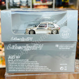 Liberty64 1/64 VW MK2 K.S Wide Body Lowride modified version Chrome Silver