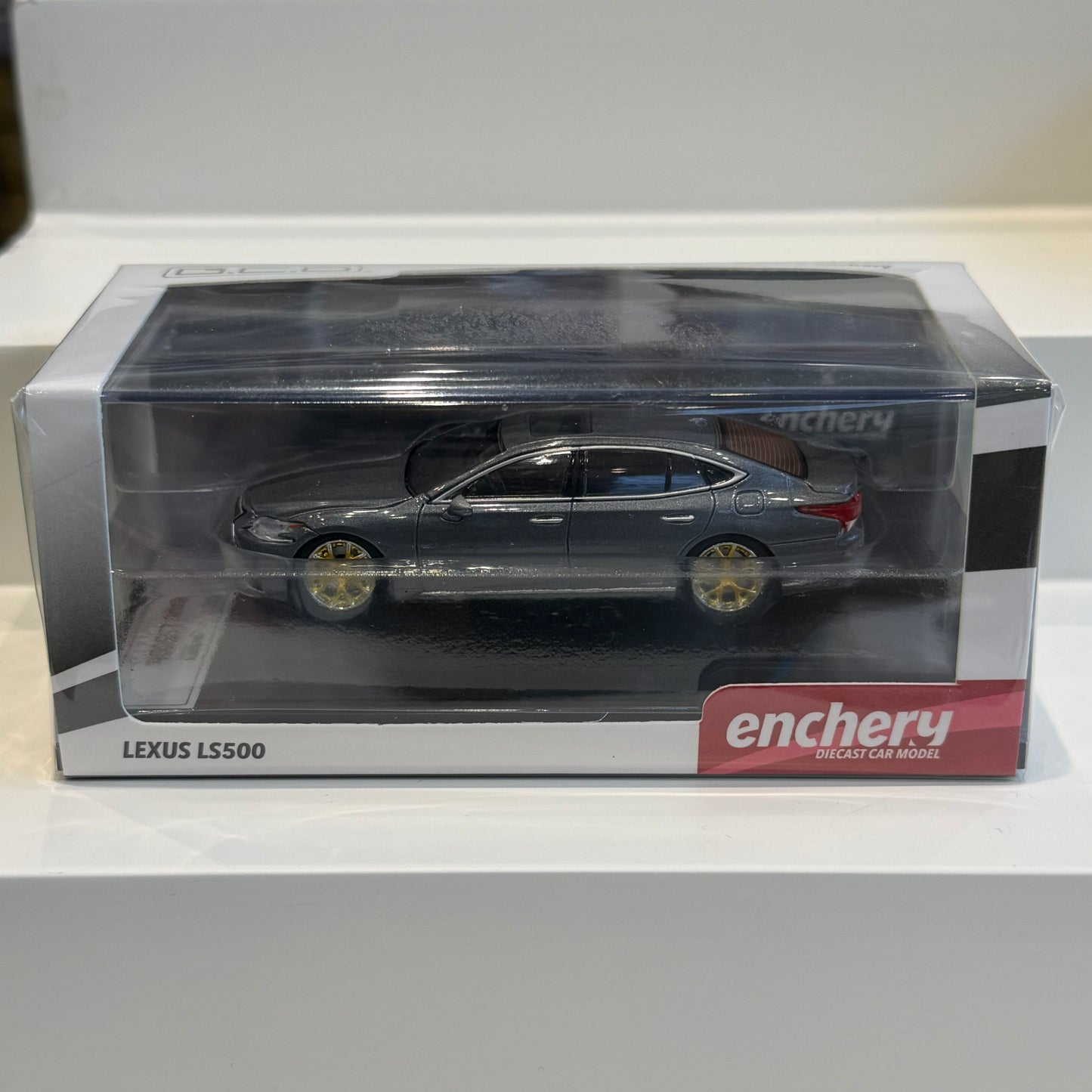 GCD x enchery 1/64 Lexus LS500 GREY GE-004-20