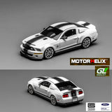 PREORDER Motorhelix x Greenlight 1/64 Ford Mustang Shelby GT500 2007 WHITE GL-1251006A (Approx. Release Date: Q2 2026 and subject to the manufacturer's final decision)