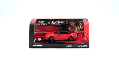 INNO64Toyota GR86 "MAX ORIDO" Red  IN64-GR86MO-RED**Limited to ONE per customer** **CHASE CARS ARE RANDOMLY PACKED**