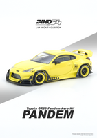 PREORDER INNO64 1/64 TOYOTA GR86 "PANDEM" Yellow IN64-GR86P-YELLOW (Approx. Release Date : JULY 2025 subject to the manufacturer's final decision)