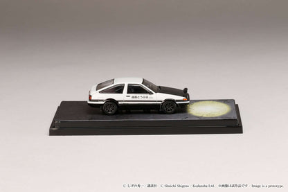 HOBBY JAPAN 1/64 Toyota SPRINTER TRUENO (AE86) FINAL VERSION / INITIAL D Engine Mounted Model VS Shinji Inui (Carbon Hood)